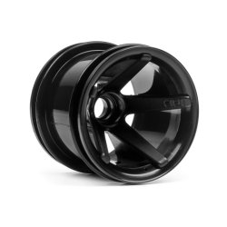HPI 2105 Super Star Mt Wheels Front (Black/2.2In/2Pcs)