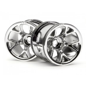 HPI 2197 Mt Mesh Wheel (Chrome)