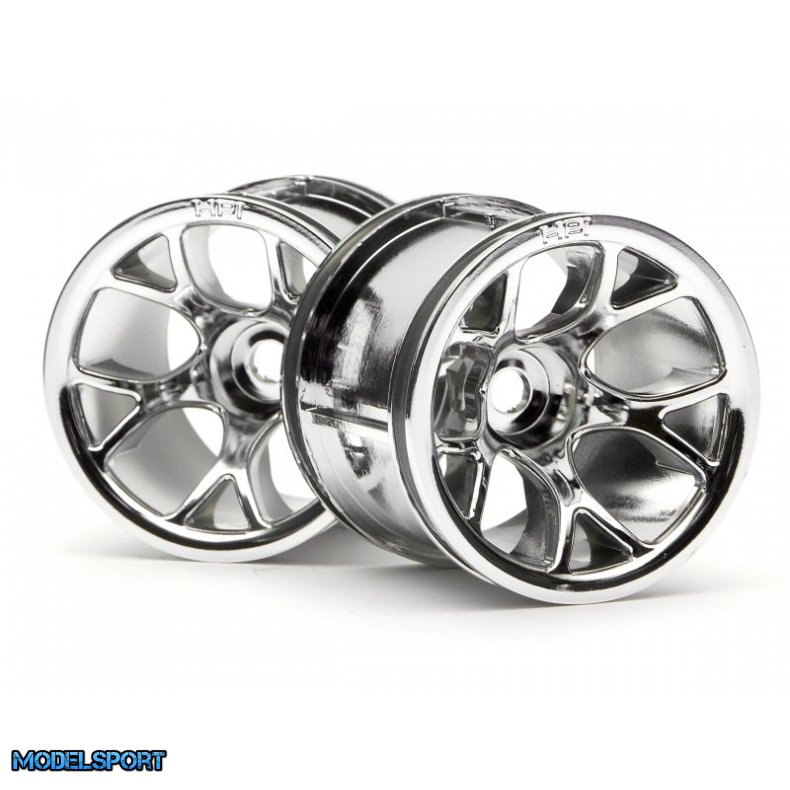 HPI 2197 Mt Mesh Wheel (Chrome)