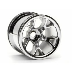 HPI 2197 Mt Mesh Wheel (Chrome)