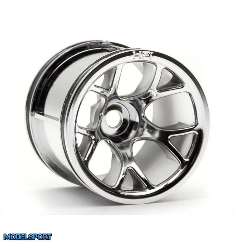 HPI 2197 Mt Mesh Wheel (Chrome)