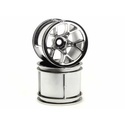 HPI 2197 Mt Mesh Wheel (Chrome)