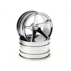 HPI 3032 Super Star Wheel 57X35mm (2.2In) Chromesuper Nitro