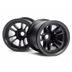 HPI 3051 Split 5 Truck Wheel (Black/2Pcs)