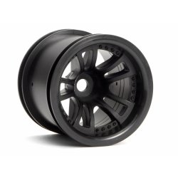 HPI 3051 Split 5 Truck Wheel (Black/2Pcs)