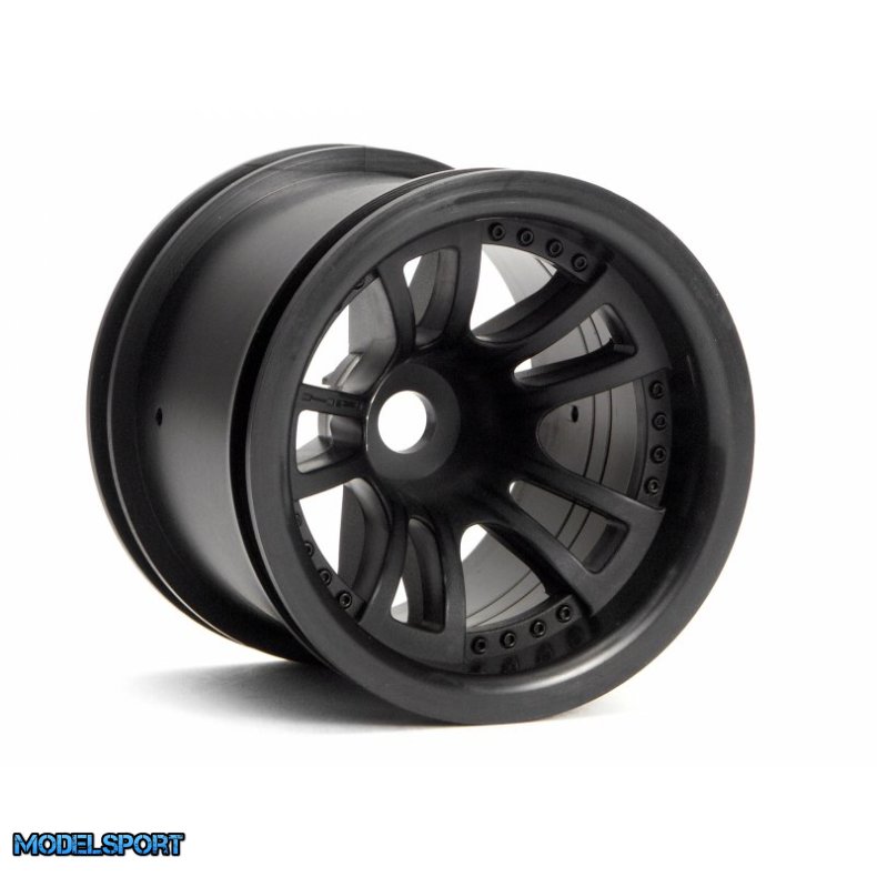 HPI 3051 Split 5 Truck Wheel (Black/2Pcs)