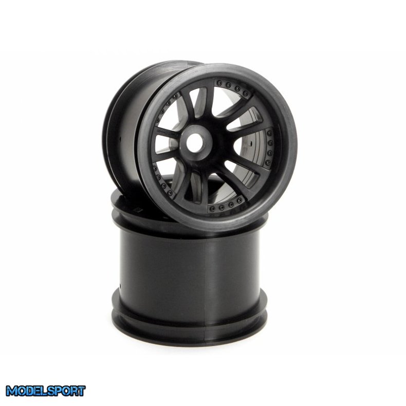 HPI 3051 Split 5 Truck Wheel (Black/2Pcs)