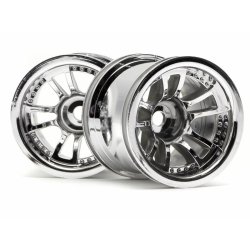 HPI 3052 Split 5 Truck Wheel (Chrome/2Pcs)