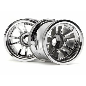 HPI 3052 Split 5 Truck Wheel (Chrome/2Pcs)