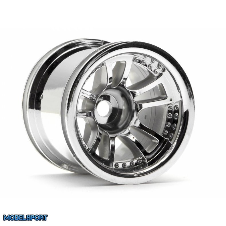 HPI 3052 Split 5 Truck Wheel (Chrome/2Pcs)
