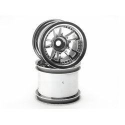 HPI 3052 Split 5 Truck Wheel (Chrome/2Pcs)
