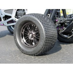 HPI 3173 8 Spoke Wheel Black Chrome (83X56mm/2Pcs)