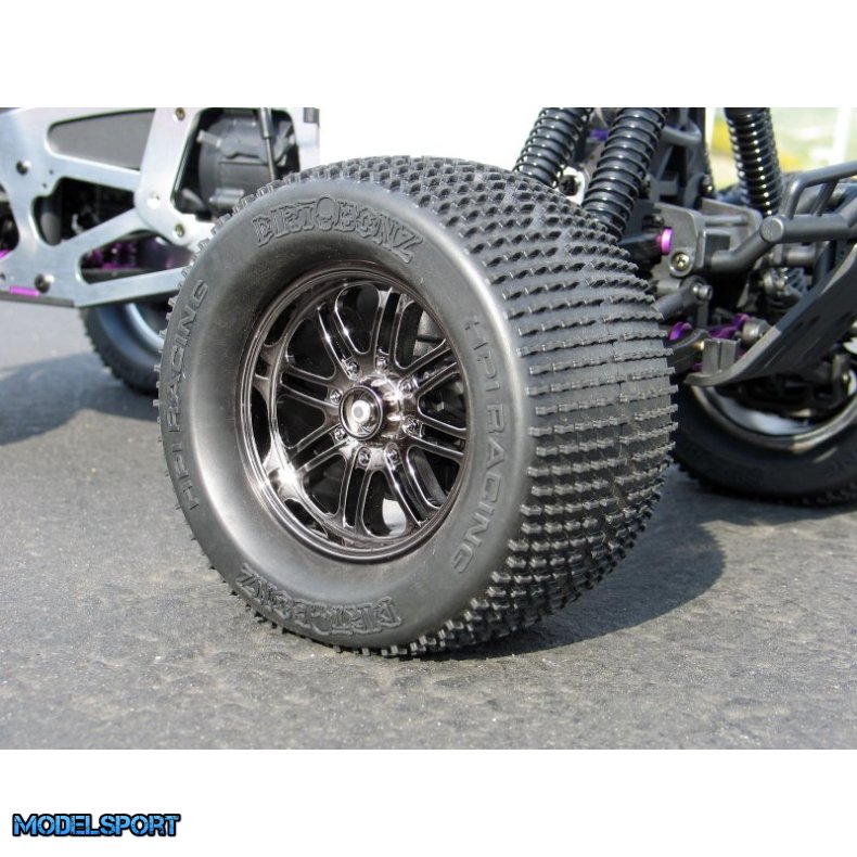 HPI 3173 8 Spoke Wheel Black Chrome (83X56mm/2Pcs)