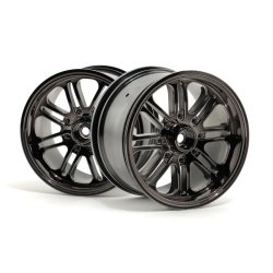 HPI 3173 8 Spoke Wheel Black Chrome (83X56mm/2Pcs)