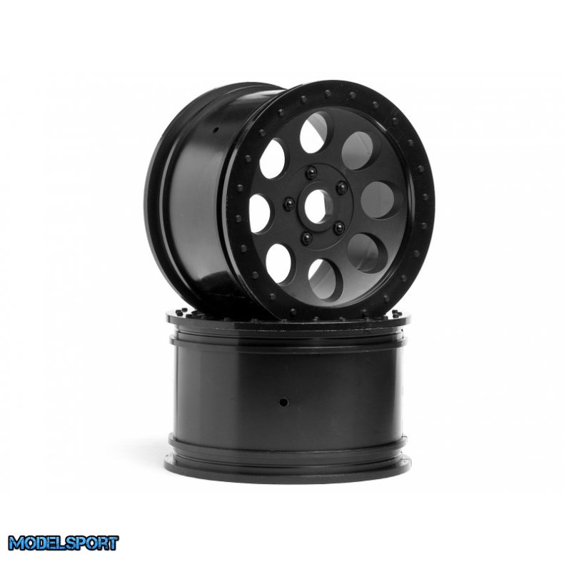 HPI 3186 Mag-8 Wheel Black (83X56mm/2Pcs)