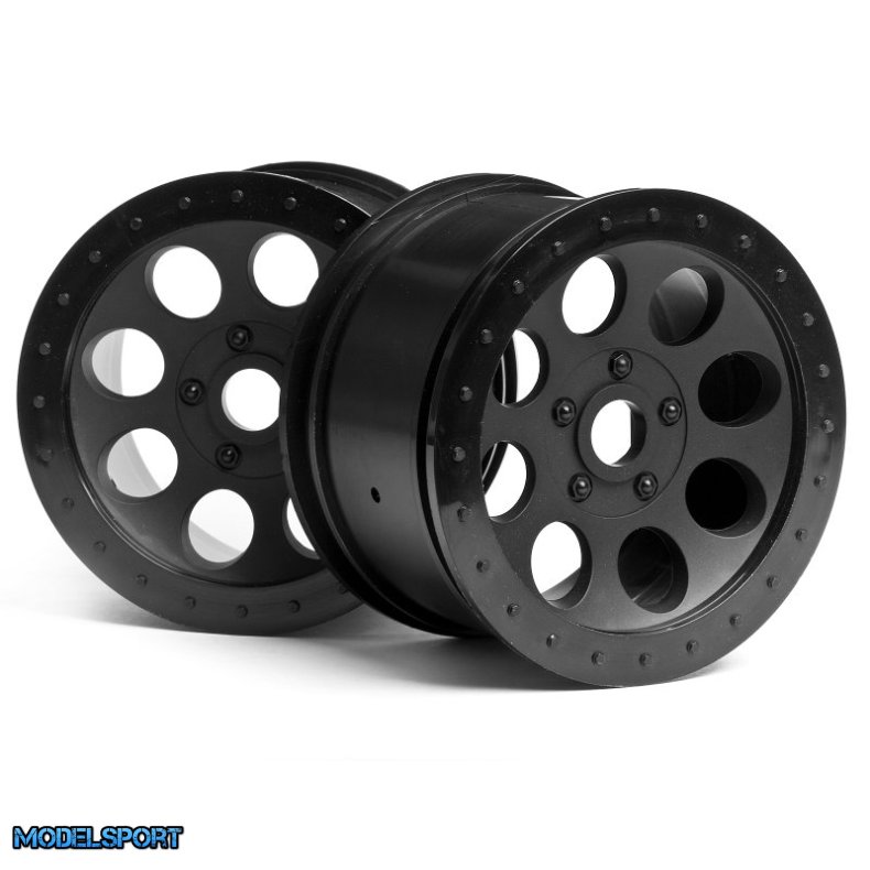 HPI 3186 Mag-8 Wheel Black (83X56mm/2Pcs)