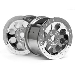 HPI 3187 Mag-8 Wheel Chrome (83X56mm/2Pcs)