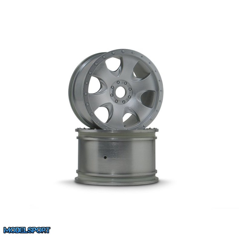 HPI 3193 Warlock Wheel Matt Chrome(83X56mm/2Pcs)