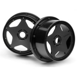HPI 3221 Super Star Wheel Black front (120X60mm/2Pcs)