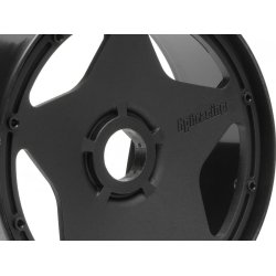 HPI 3221 Super Star Wheel Black front (120X60mm/2Pcs)