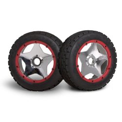 HPI 3224 Super Star Wheel Shiny Chrome (120X60mm/2Pcs/)