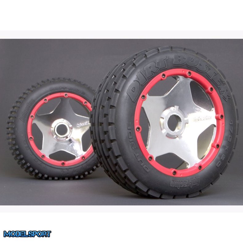 HPI 3224 Super Star Wheel Shiny Chrome (120X60mm/2Pcs/)