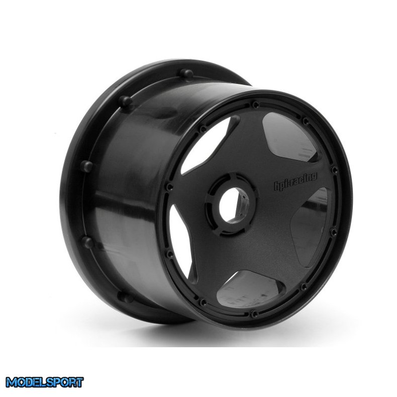 HPI 3226 Super Star Wheel Black Rear (120 X 75mm/2Pcs)