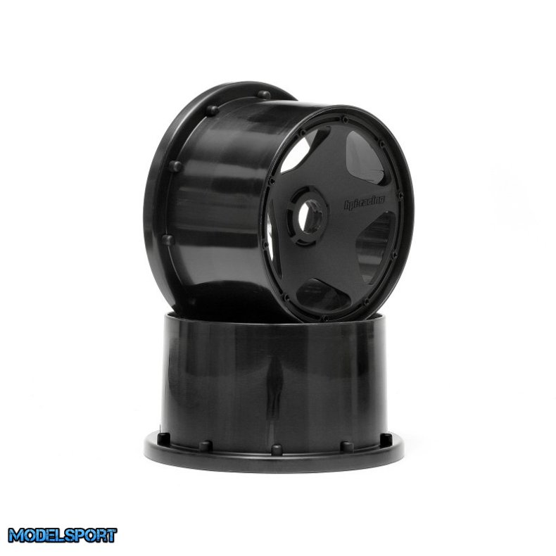 HPI 3226 Super Star Wheel Black Rear (120 X 75mm/2Pcs)