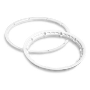 HPI 3270 Heavy Duty Wheel Bead Lock Rings White/For 2 Whl