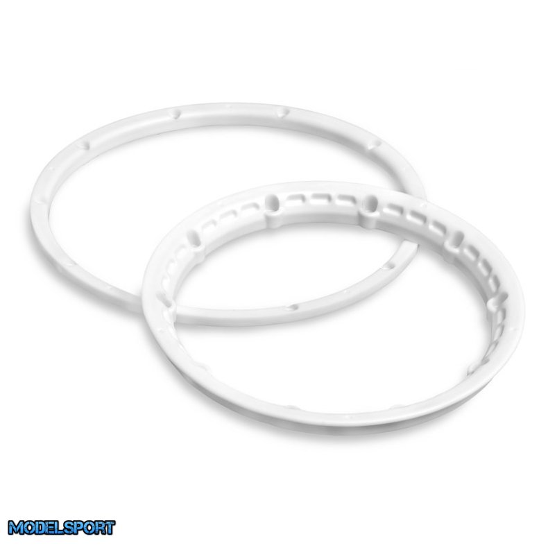 HPI 3270 Heavy Duty Wheel Bead Lock Rings White/For 2 Whl
