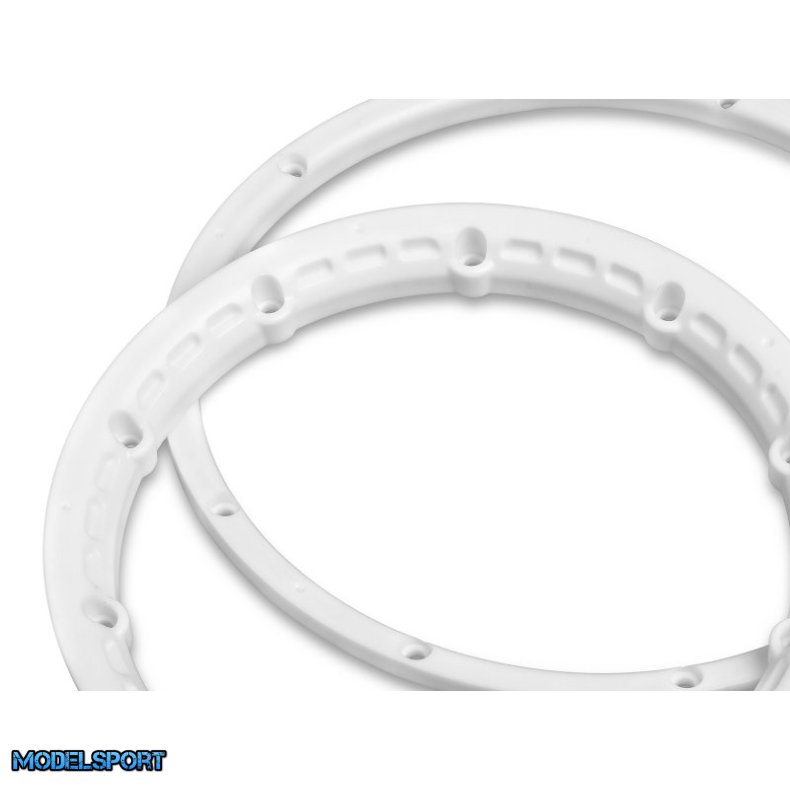 HPI 3270 Heavy Duty Wheel Bead Lock Rings White/For 2 Whl