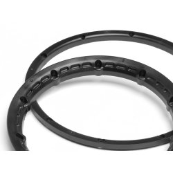 HPI 3271 Heavy Duty Wheel Bead Lock Rings (Black/For 2 Whl)