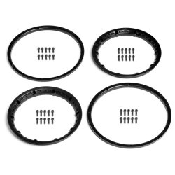 HPI 3271 Heavy Duty Wheel Bead Lock Rings (Black/For 2 Whl)