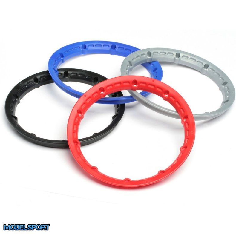 HPI 3271 Heavy Duty Wheel Bead Lock Rings (Black/For 2 Whl)