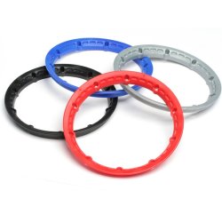 HPI 3272 Heavy Duty Wheel Bead Lock Rings Silver F. 2 Whl