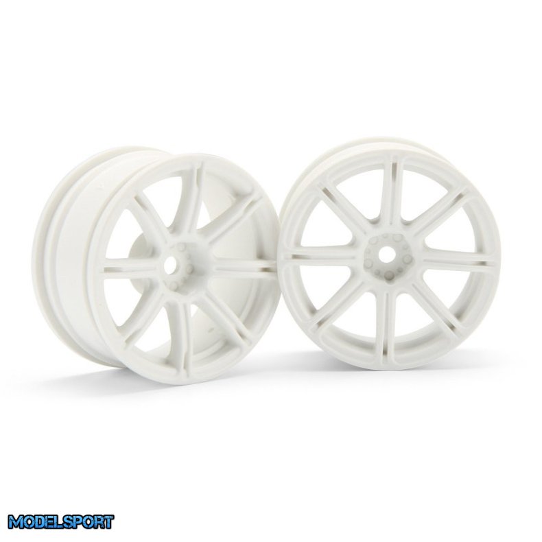 HPI 3303 Work Emotion Xc8 Wheel 26mm White (3mm Offset)