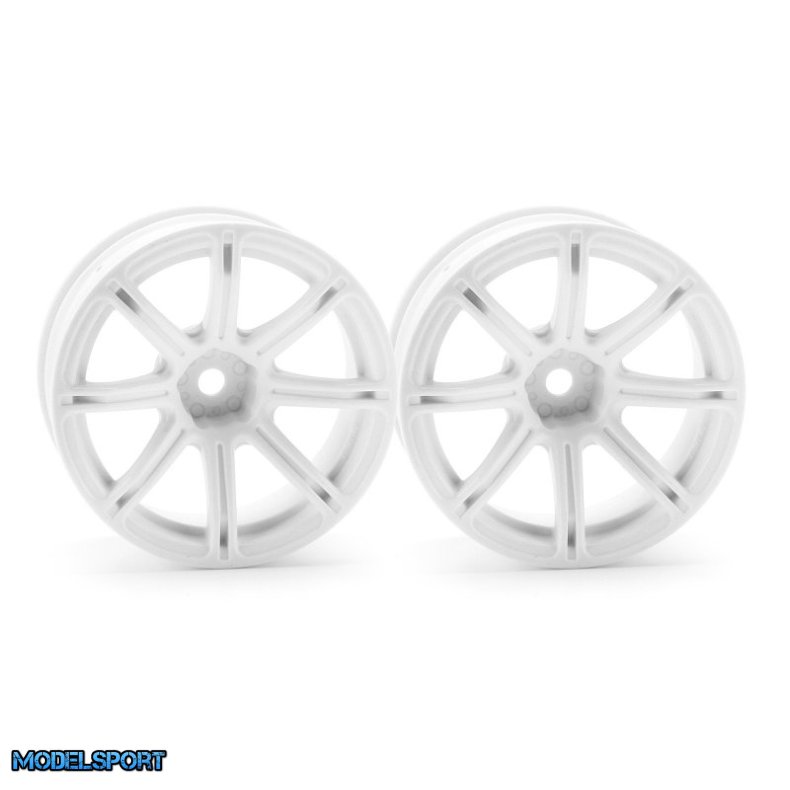 HPI 3305 Work Emotion Xc8 Wheel 26mm White (9mm Offset)