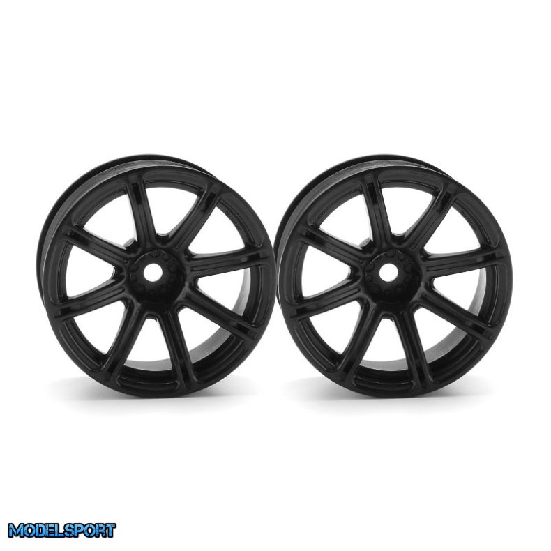 HPI 3308 Work Emotion Xc8 Wheel 26mm Black (9mm Offset)