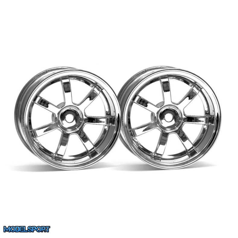 HPI 3318 Rays Gram Lights 57S-Pro Wheel Chrome (9mm Offset)