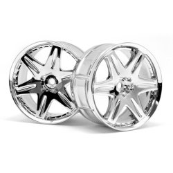 HPI 3344 Lp32 Wheel Work Ls406 Chrome (2Pcs)
