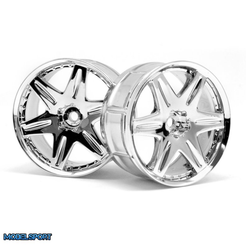 HPI 3344 Lp32 Wheel Work Ls406 Chrome (2Pcs)