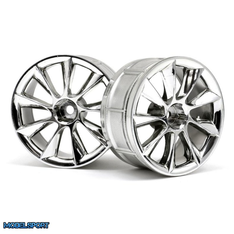 HPI 33462 Lp29 Wheel Atg Rs8 Chrome (2Pcs)