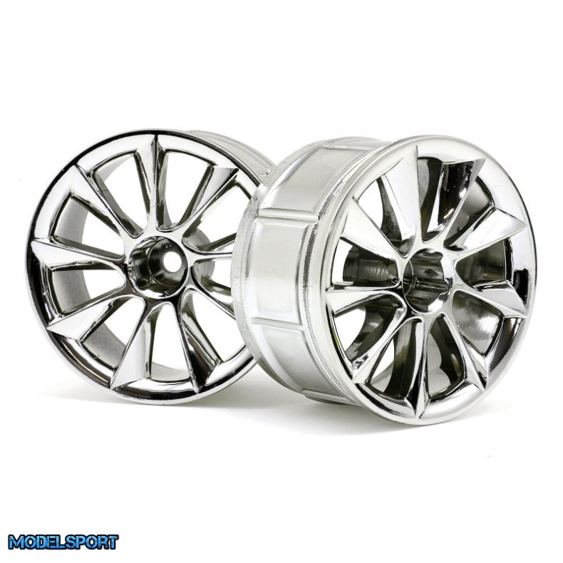 HPI 33463 Lp32 Wheel Atg Rs8 Chrome (2Pcs)