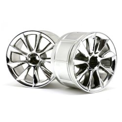 HPI 33464 Lp35 Wheel Atg Rs8 Chrome (2Pcs)
