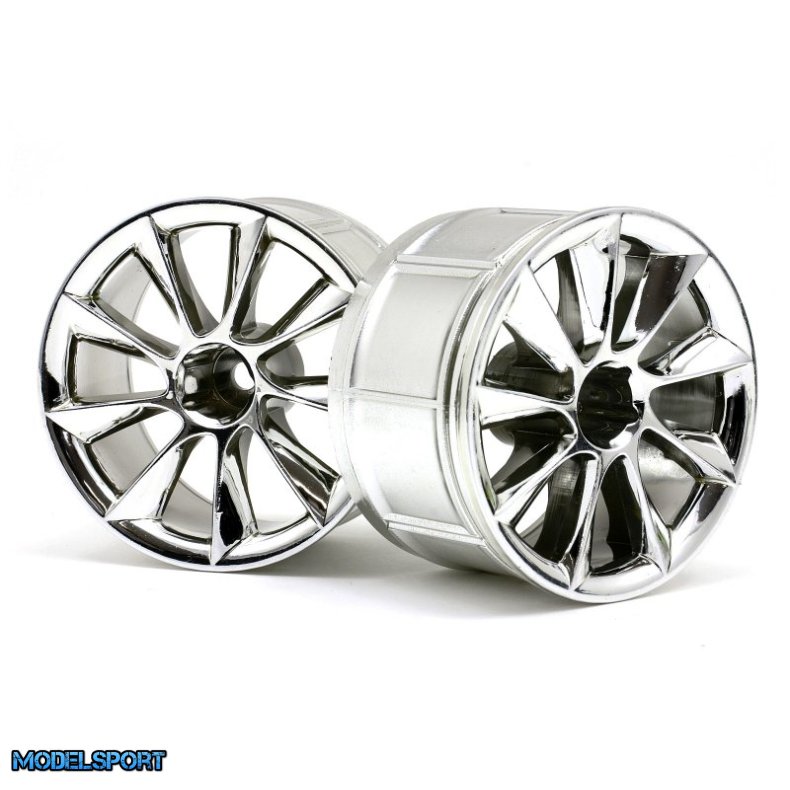 HPI 33464 Lp35 Wheel Atg Rs8 Chrome (2Pcs)