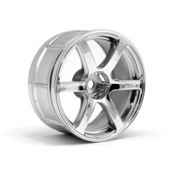 HPI 33465 Lp29 Wheel Yokohama Avs Model T6 Chrome (2Pcs)