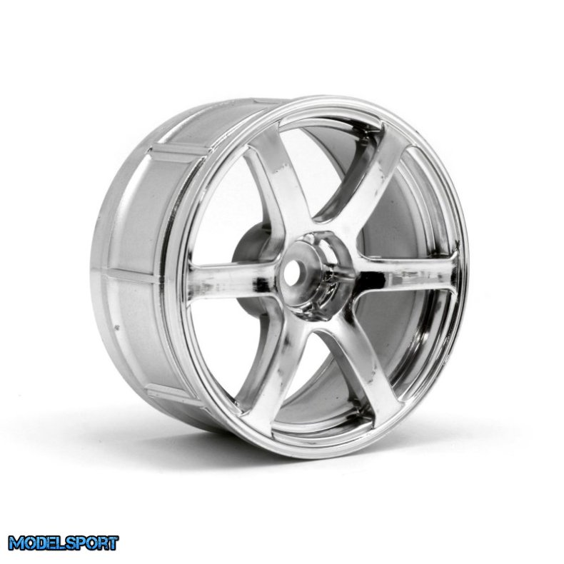 HPI 33465 Lp29 Wheel Yokohama Avs Model T6 Chrome (2Pcs)