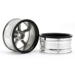 HPI 33465 Lp29 Wheel Yokohama Avs Model T6 Chrome (2Pcs)