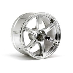 HPI 33466 Lp32 Wheel Yokohama Avs Model T6 Chrome (2Pcs)