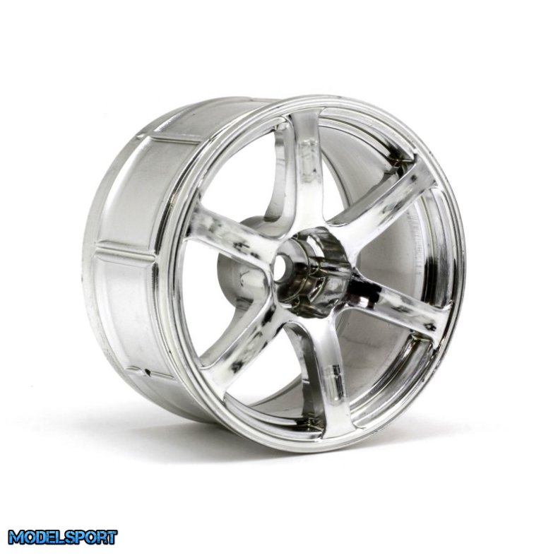 HPI 33466 Lp32 Wheel Yokohama Avs Model T6 Chrome (2Pcs)